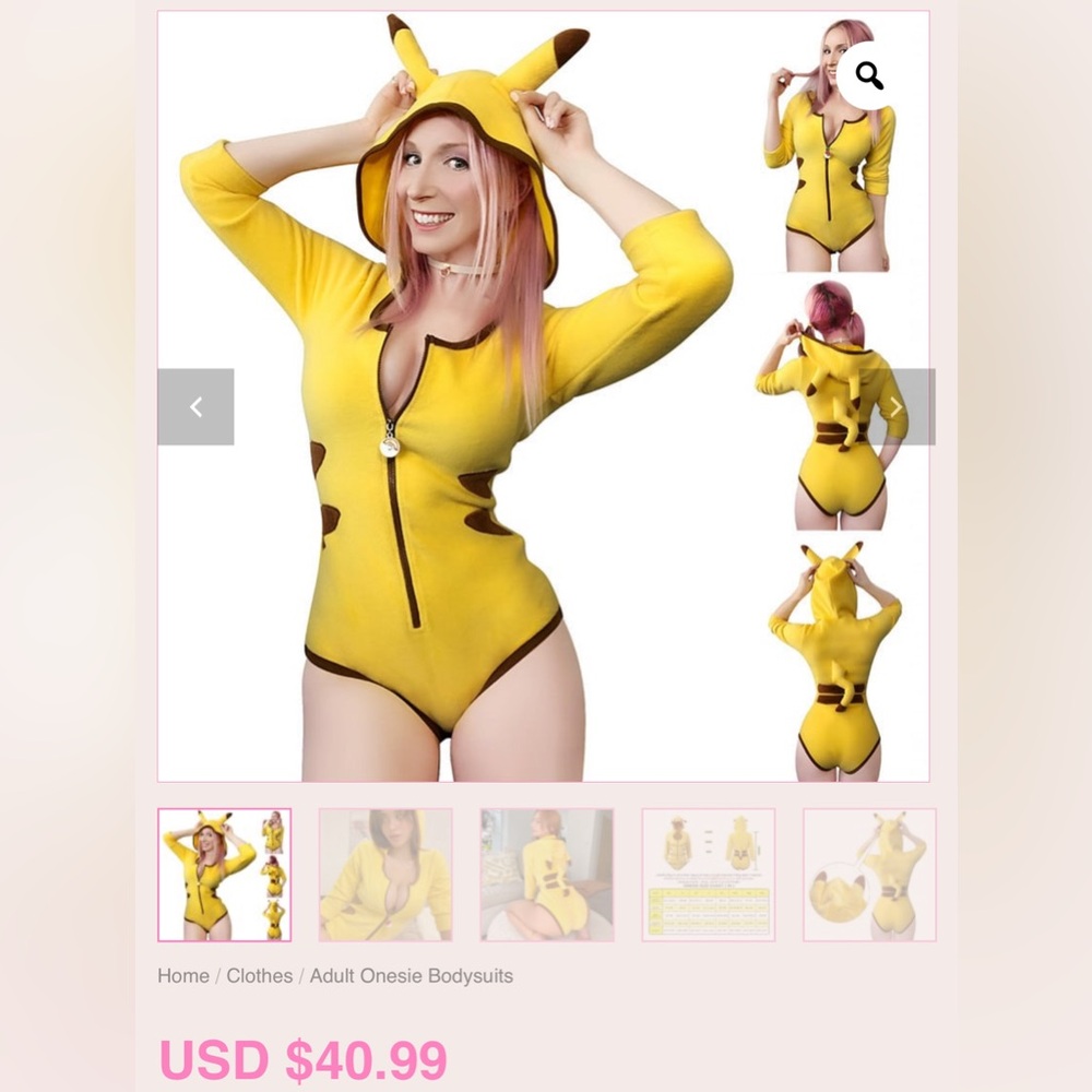 LittleForBig 🌩️💛 Pikachu onesie bodysuit
